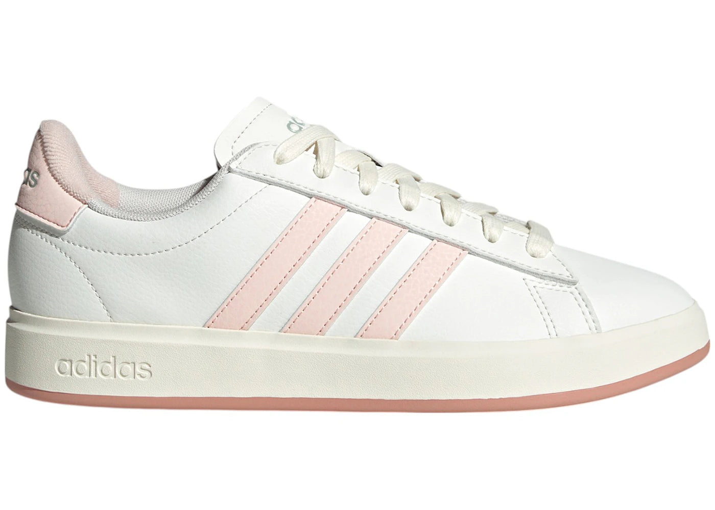 adidas Grand Court 2.0 Core White Wonder Quartz Linen Green Met. (Women's)