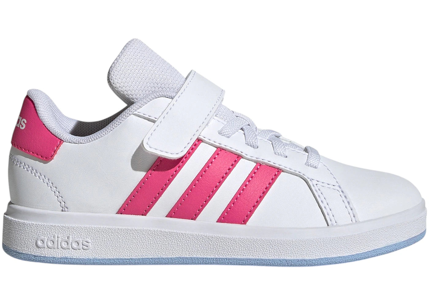 adidas Grand Court 2.0 White Pulse Magenta Glow Blue (PS)