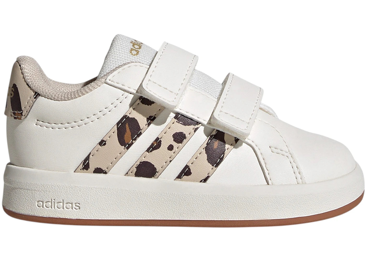adidas Grand Court 3.0 CF White Aurora Coffee Cheetah (TD)