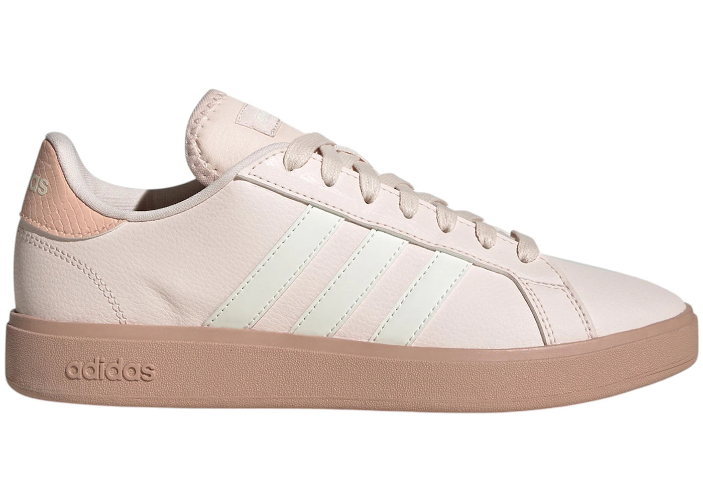 adidas Grand Court Base Wonder Quartz Off White Powder Coral (Women's)