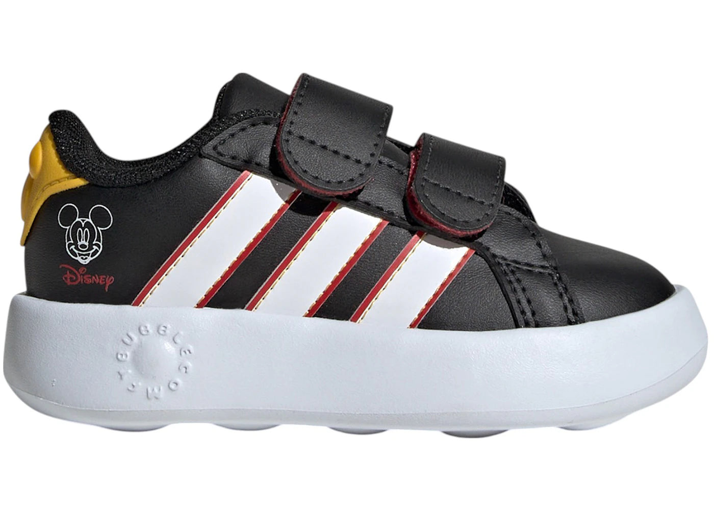 adidas Grand Court Disney Mickey Mouse Core Black Cloud White Collegiate Red (TD)