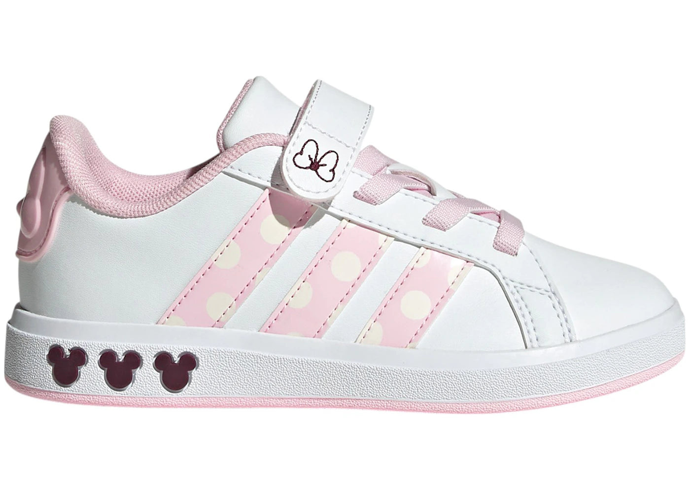 adidas Grand Court Disney Minnie Mouse Cloud White Clear Pink Chalk White (GS)