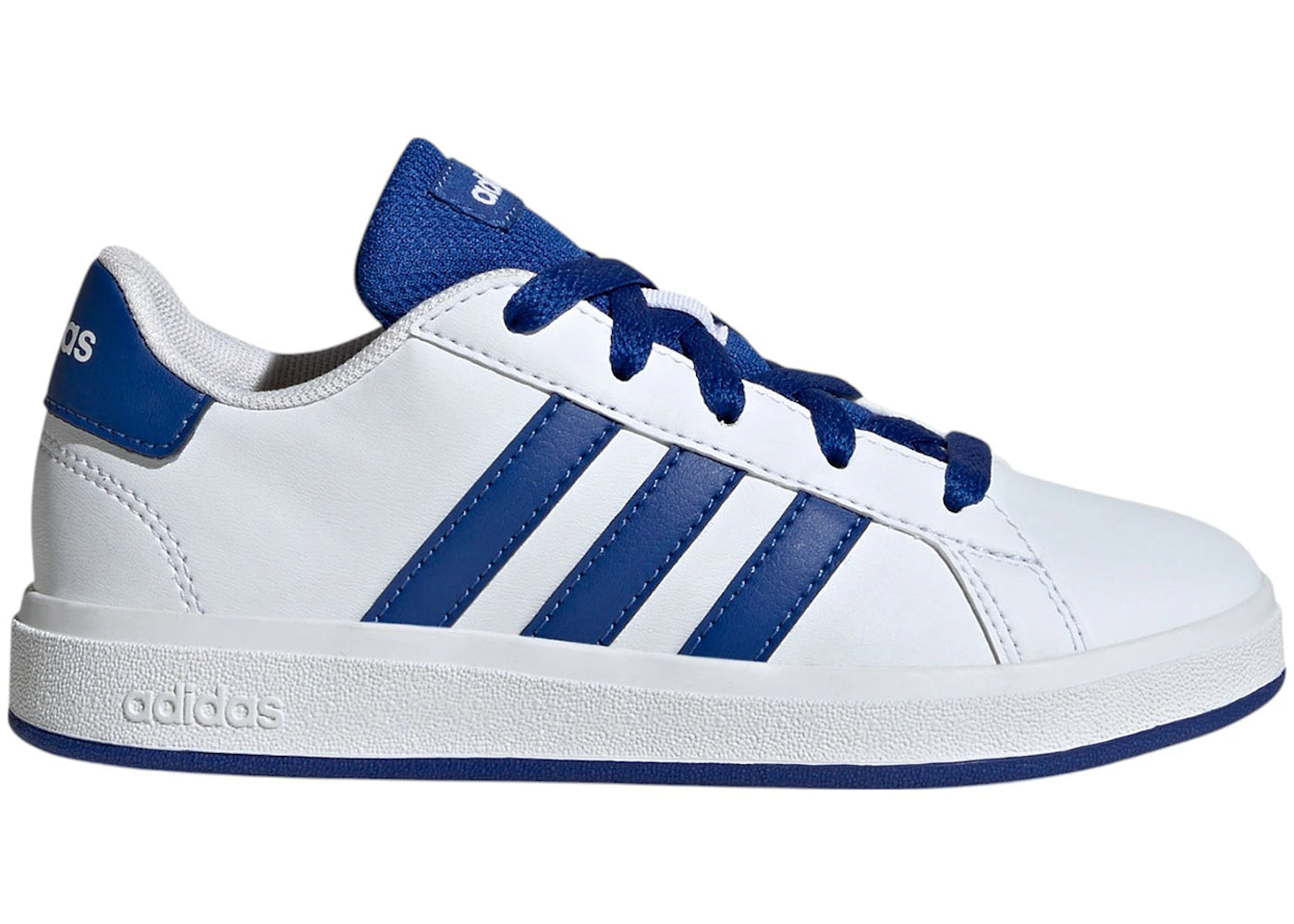 adidas Grand Court Lifestyle Cloud White Royal Blue Core Black (GS)