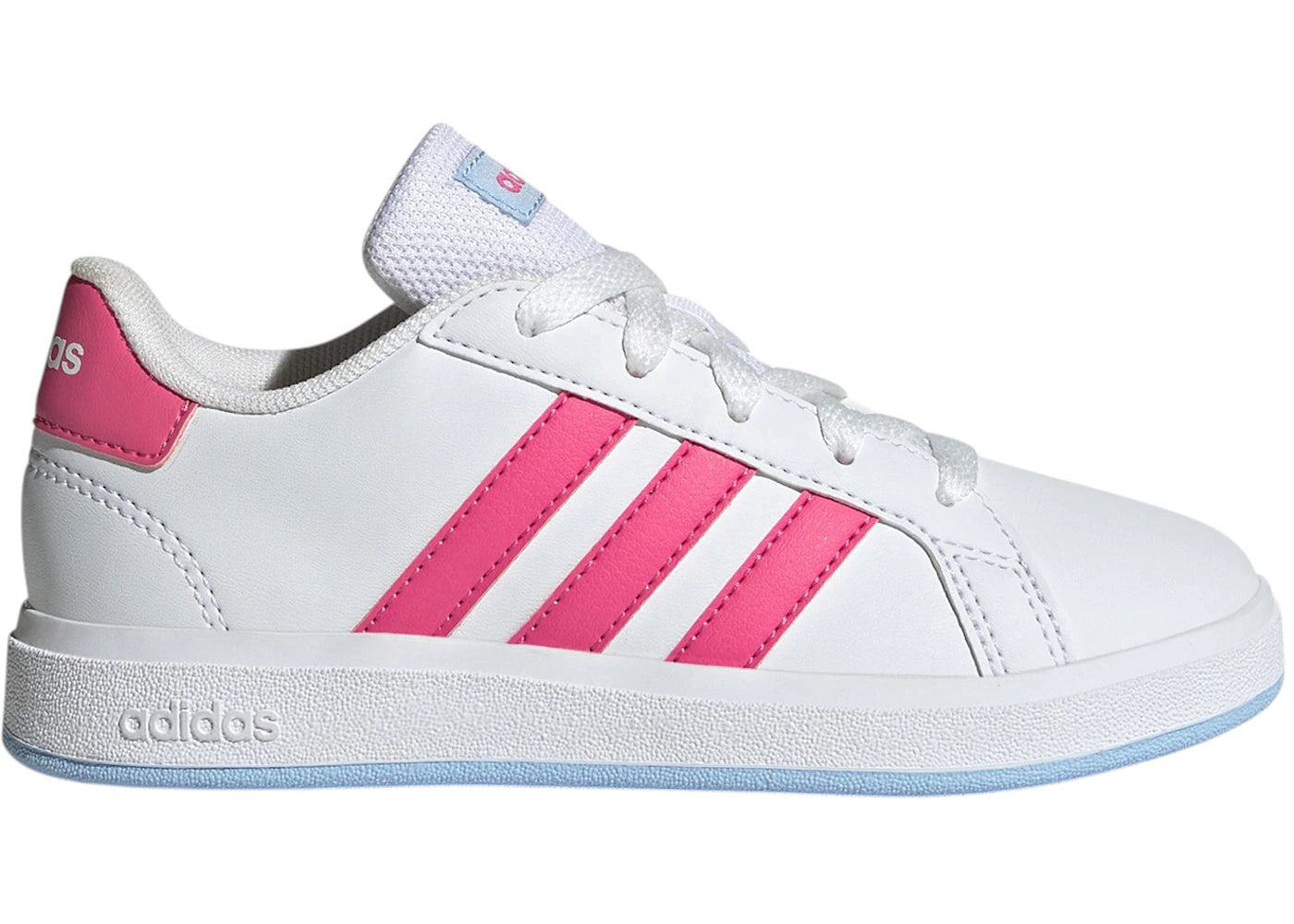 adidas Grand Court Lifestyle White Pulse Magenta Glow Blue (GS)