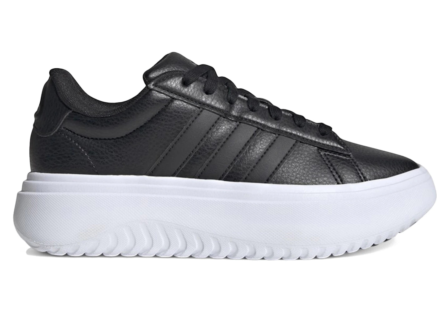 adidas Grand Court Platform Black Carbon (Women's)