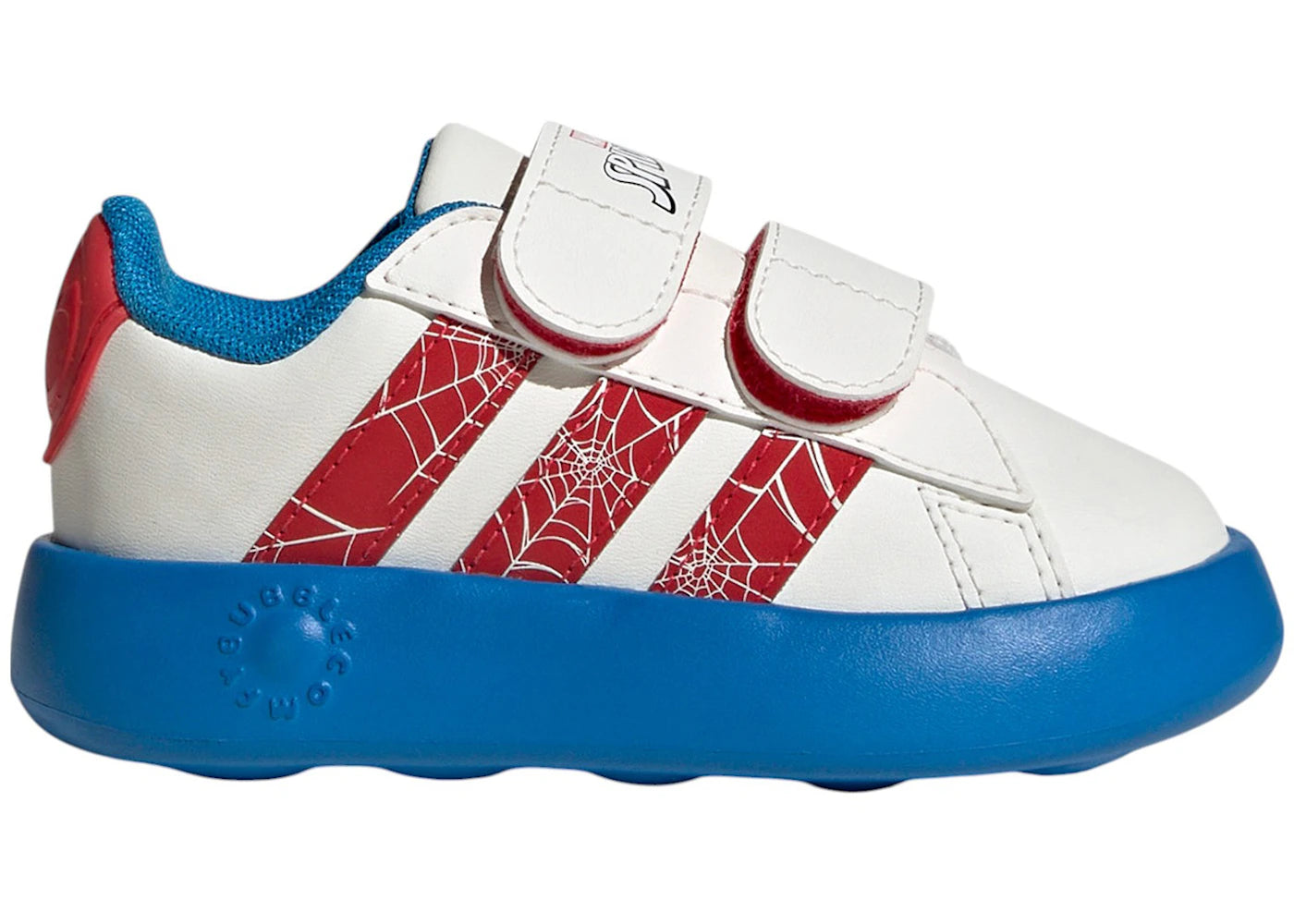 adidas Grand Court Spider-Man Cloud White Pure Ruby Bright Blue (TD)