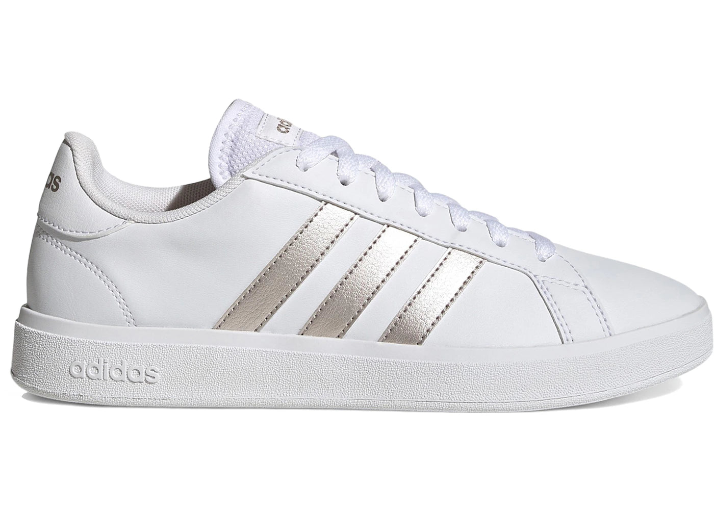 adidas Grand Court TD White Platinum Metallic (Women's)