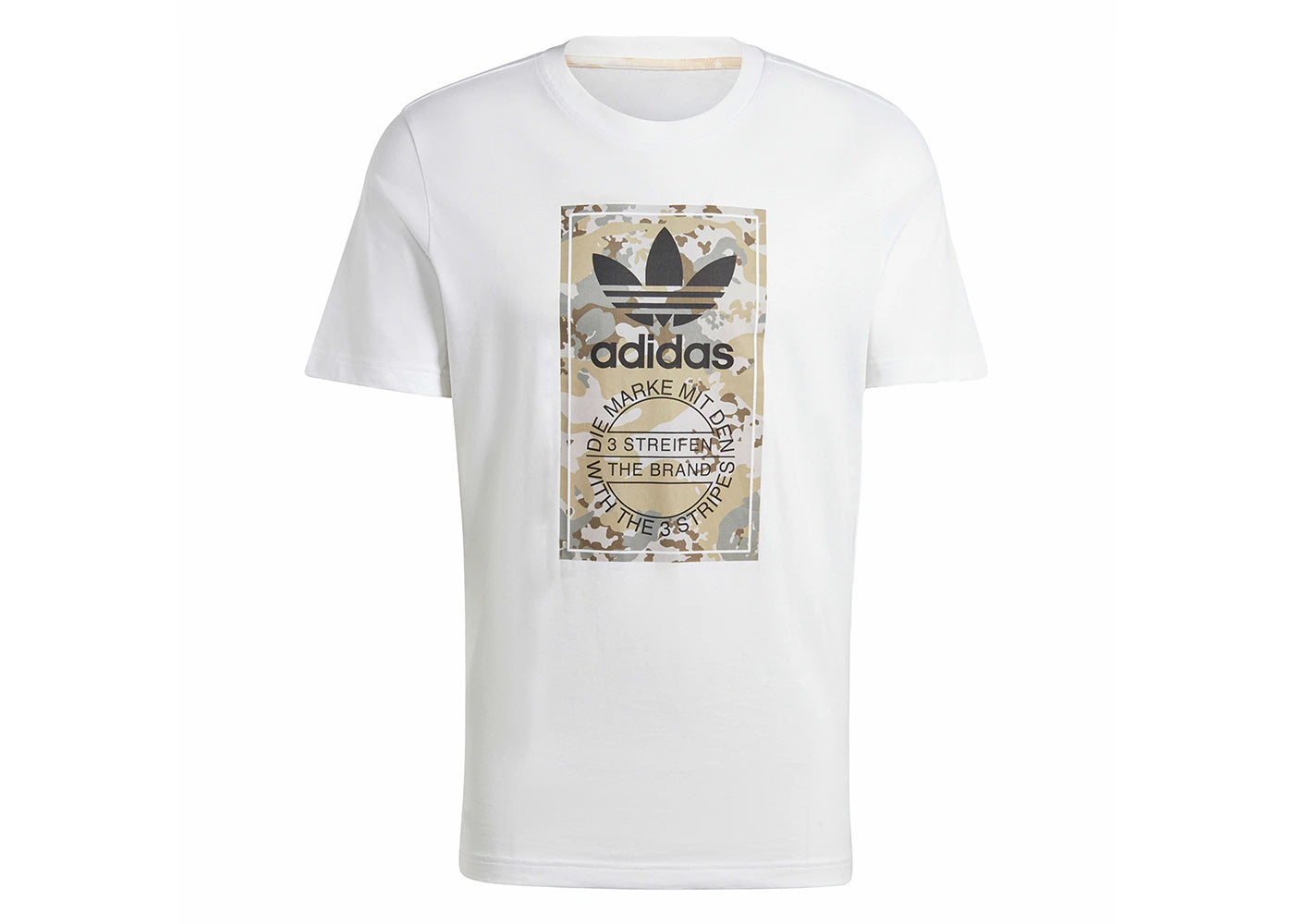 adidas Graphics Camo Tongue Label Tee White