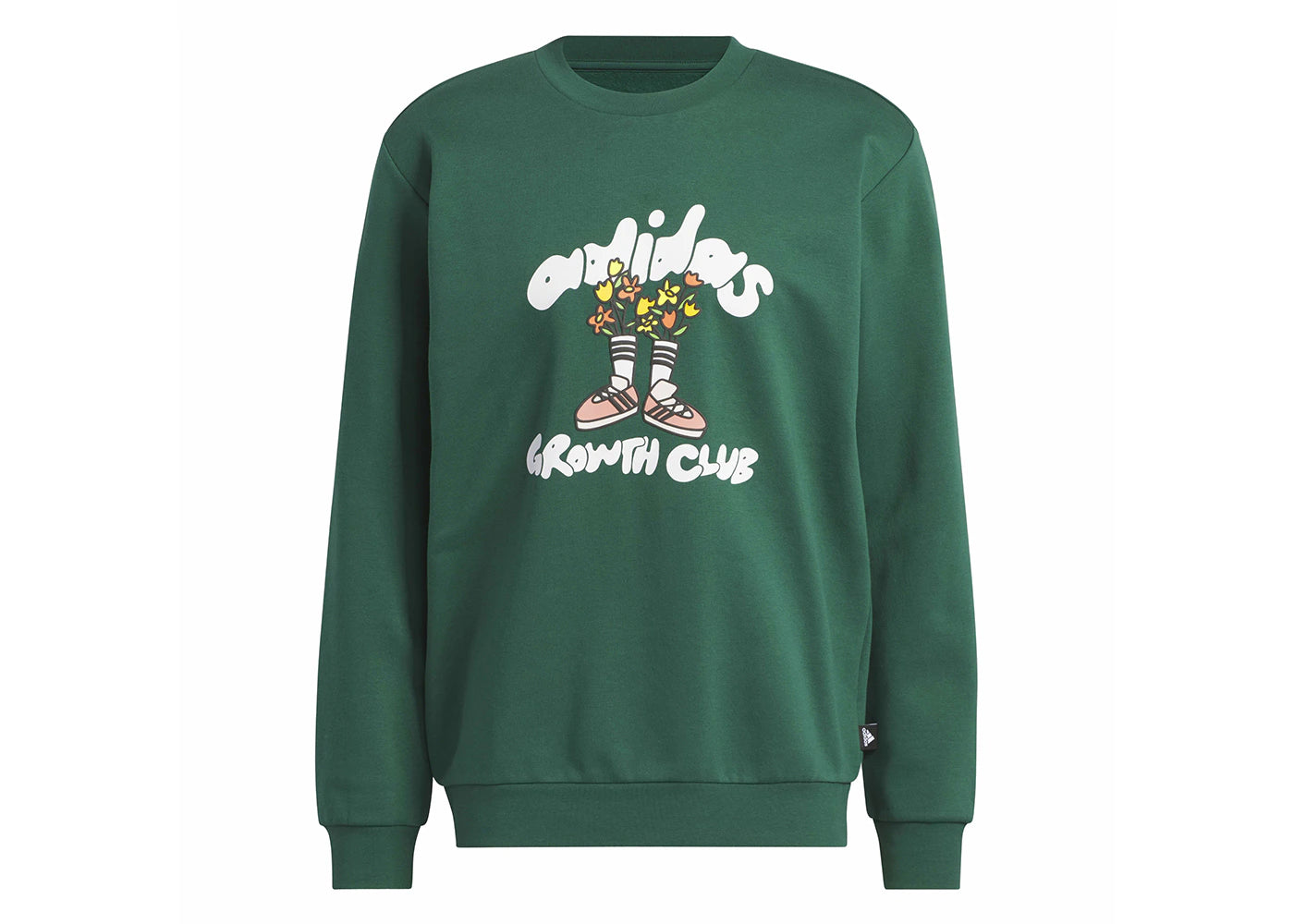 adidas Growth Club Icon Graphic Sweatshirt Collegiate Green