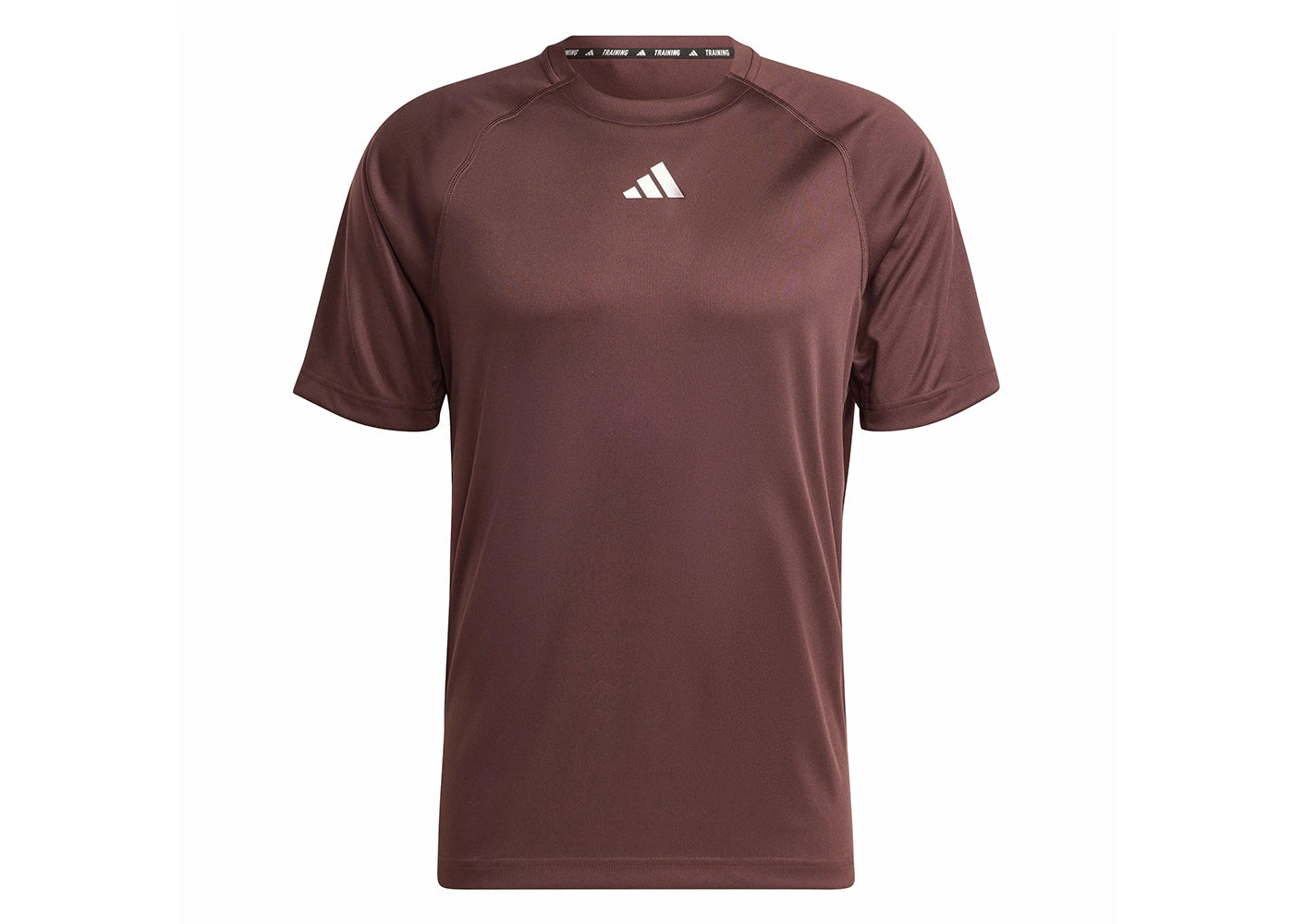 adidas Gym Heat Tee Shadow Brown/White