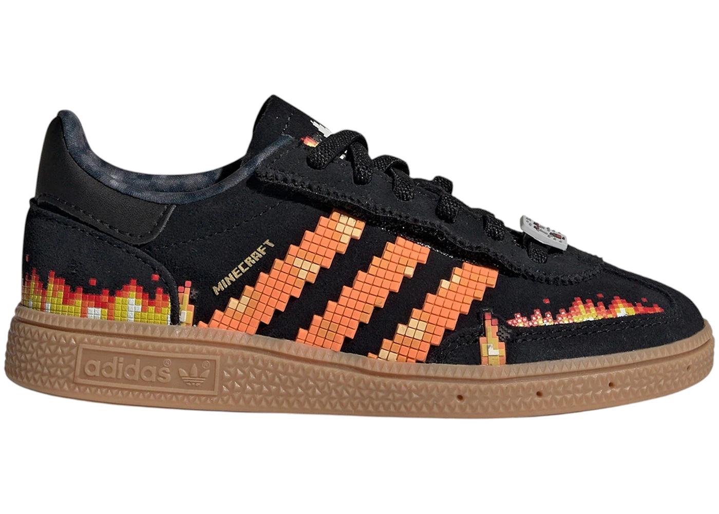 adidas Handball Spezial Comfort Closure Minecraft Black Pure Orange (PS)