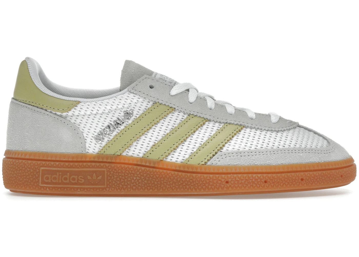 adidas Handball Spezial White Powder Yellow (Women's)