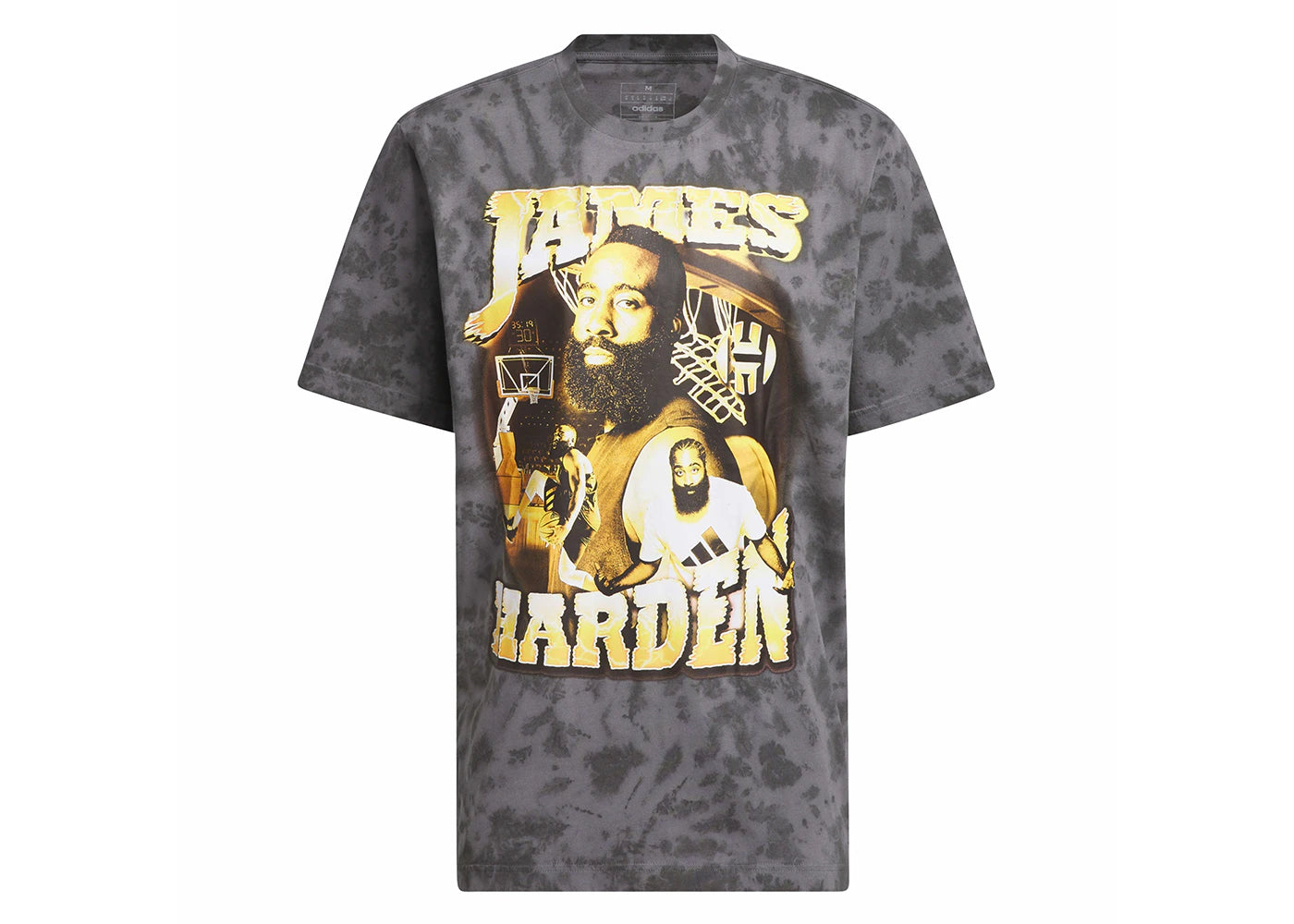 adidas Harden Tunnel Graphic Tee Grey Four/Black
