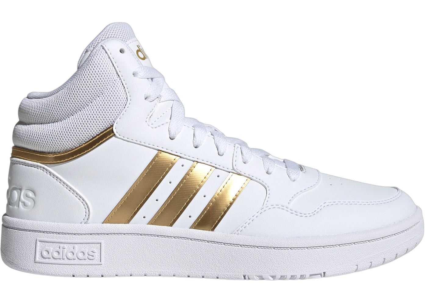 adidas Hoops 3.0 Mid Classic Cloud White Grey Two (Women's)