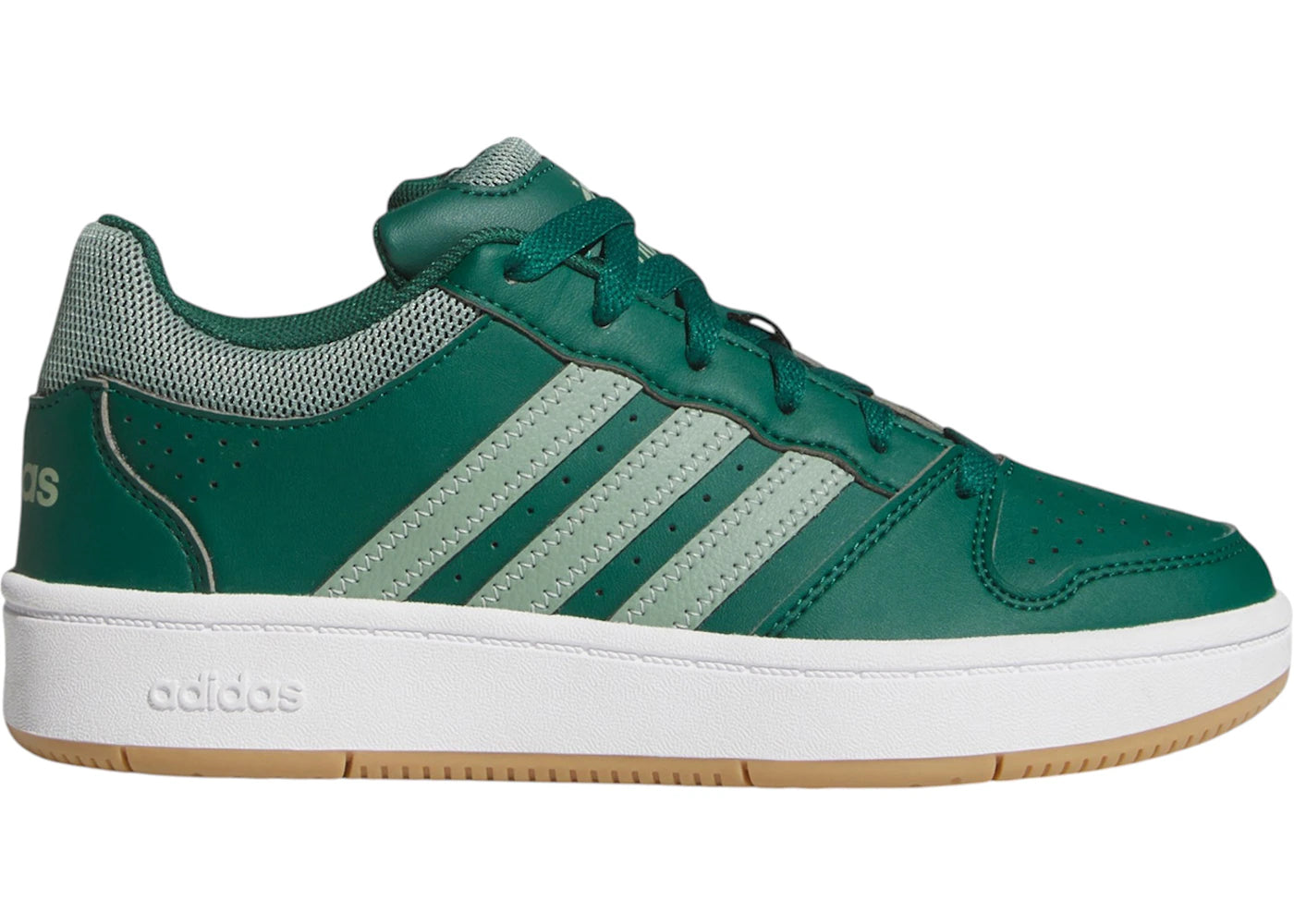 adidas Hoops Classic Collegiate Green Silver Green White (GS)