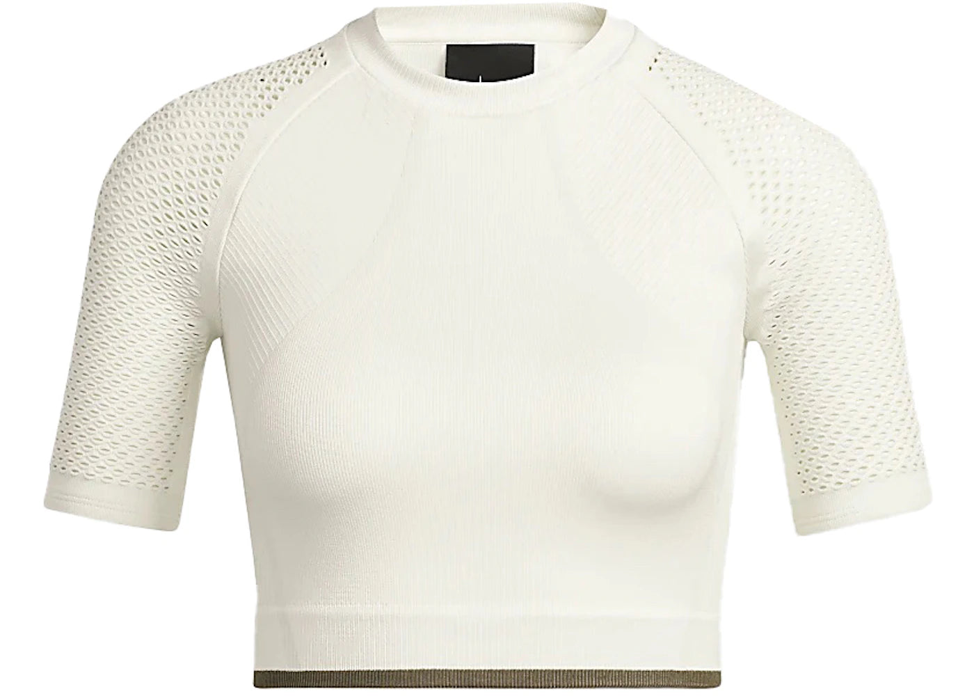 adidas Ivy Park Seamless Crop Top Off-White
