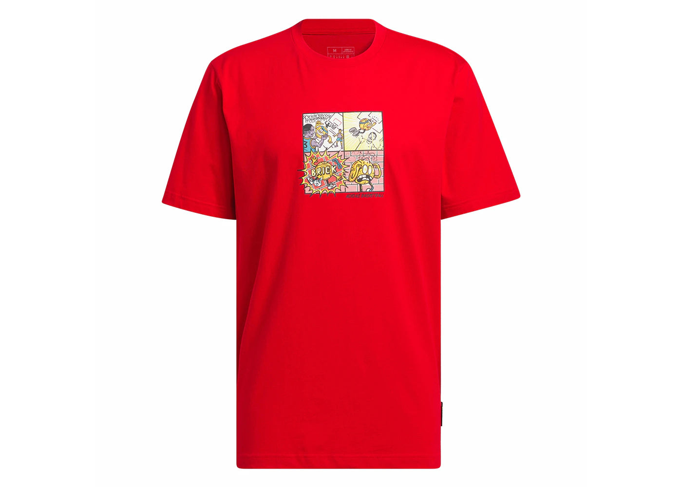 adidas Lil Stripe Comic Graphic Tee Better Scarlet