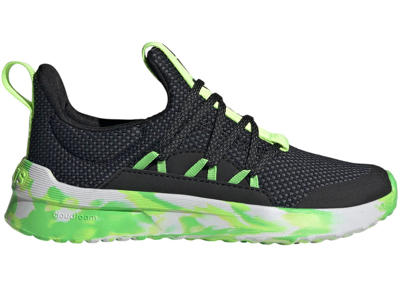 adidas Lite Racer Adapt 5.0 Core Black Lucid Lemon (GS)
