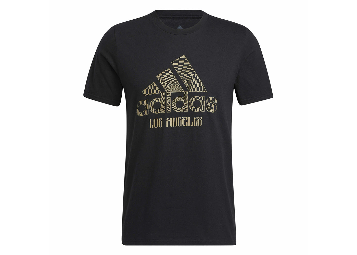 adidas Los Angeles Logo Short Sleeve Graphic Tee Black