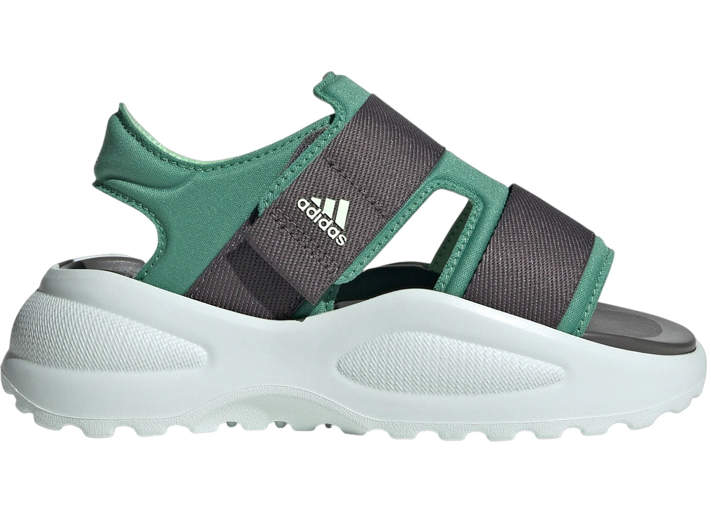 adidas Mehana Sandals Preloved Green Semi Green Spark Charcoal (GS)