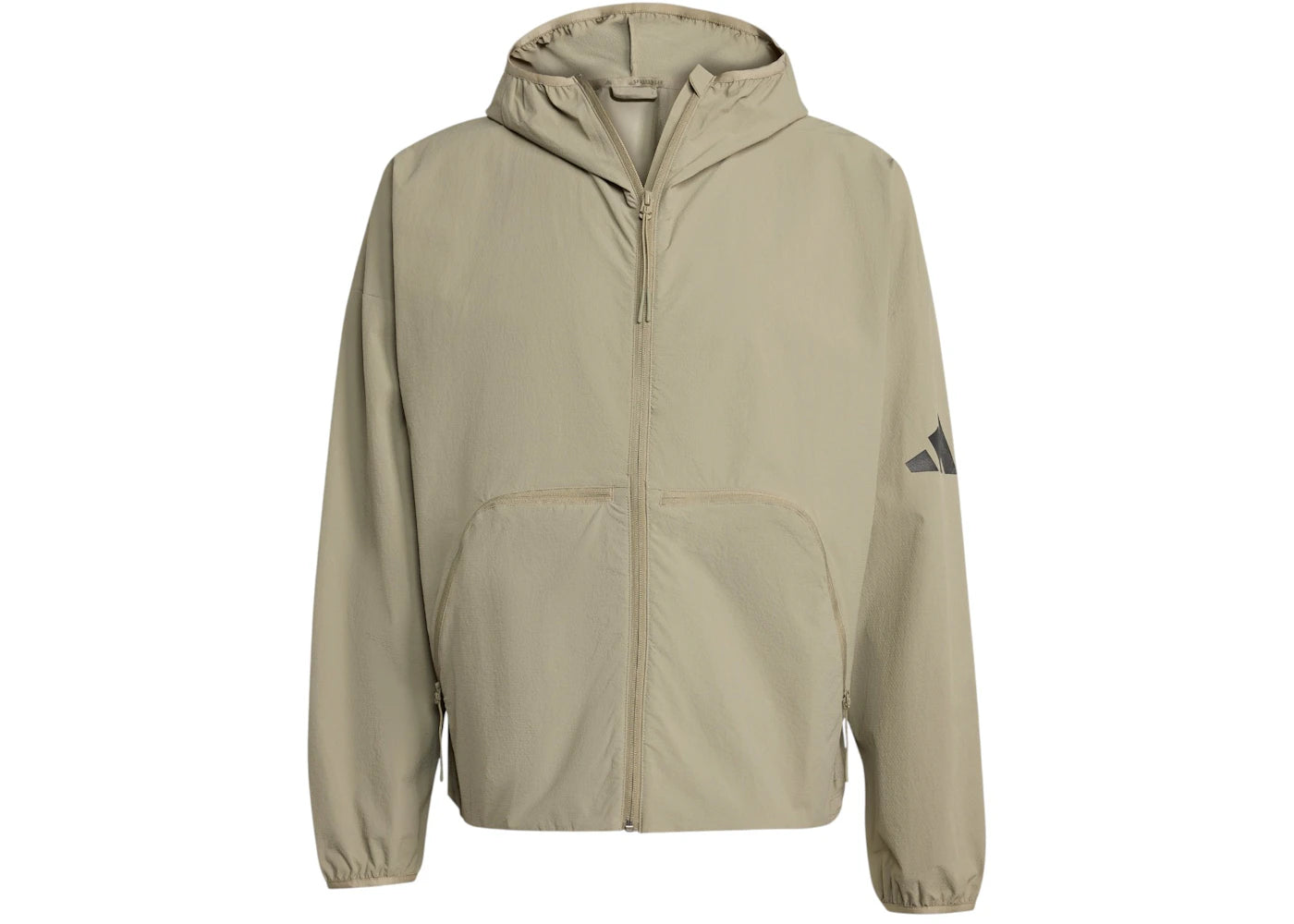adidas Myshelter Windbreaker Silver Pebble