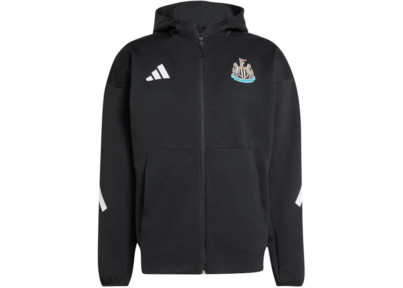 adidas Newcastle United FC Z.N.E. Anthem Jacket Black