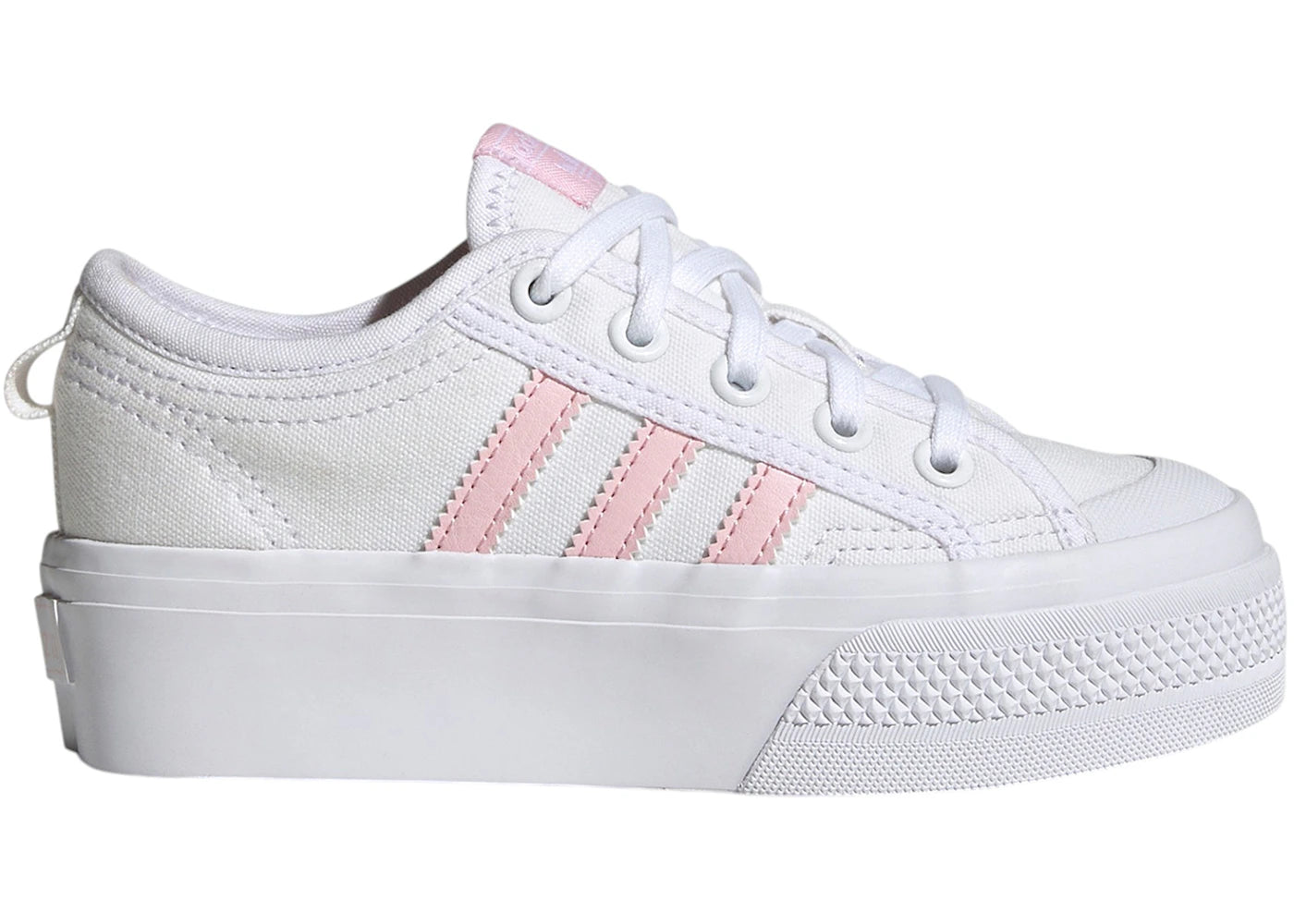 adidas Nizza Platform Cloud White Clear Pink (PS)