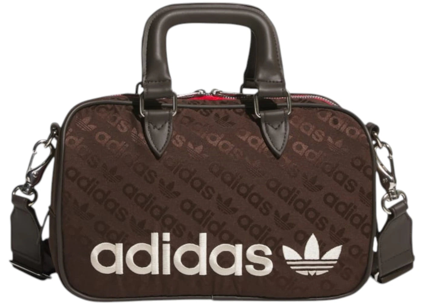 adidas Originals Golf Monogram Round Bag Dark Brown/Better Scarlet