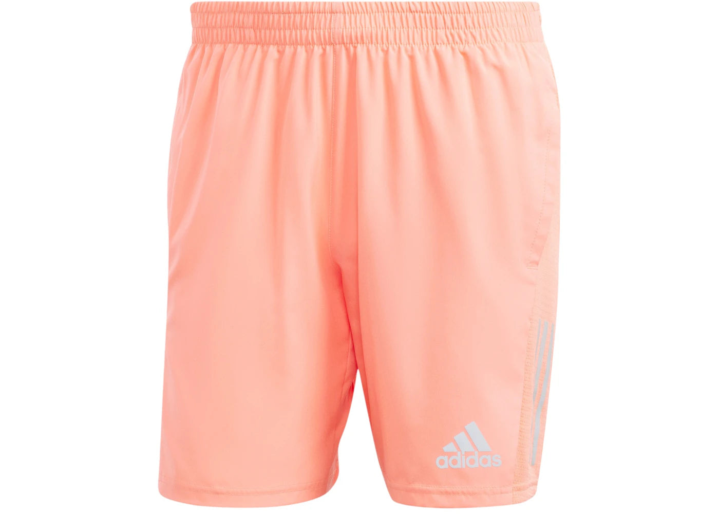 adidas Own The Run Shorts Coral Fusion Reflective Silver