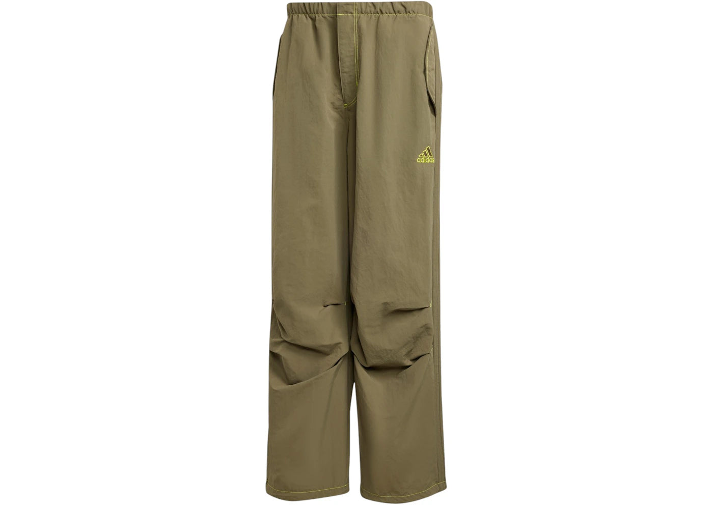 adidas Parachute Tracksuit Bottoms Olive Strata