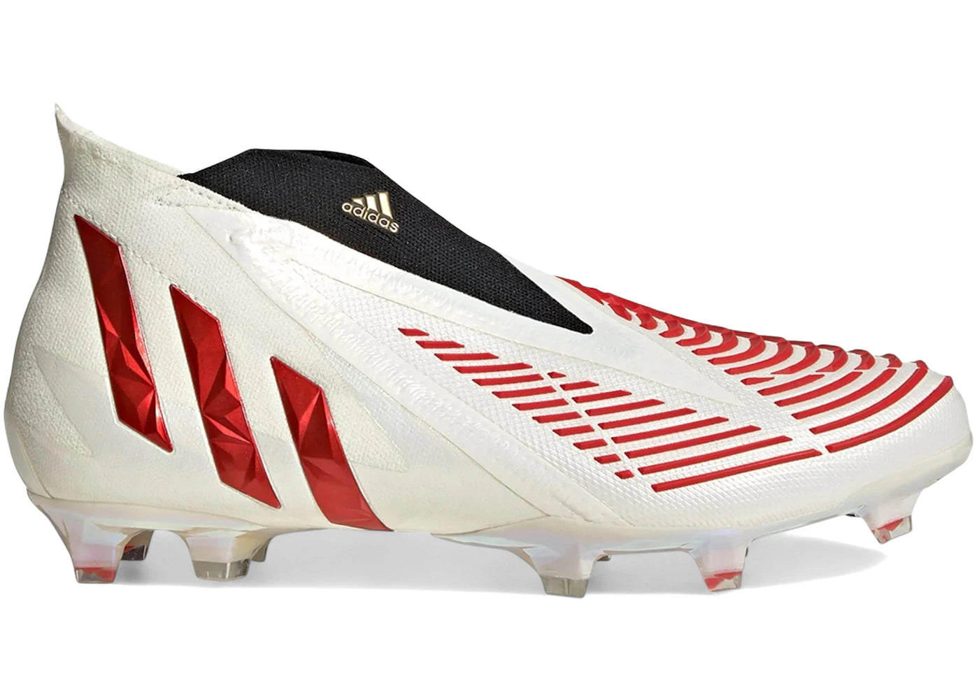 adidas Predator Edge+ FG Off White Vivid Red