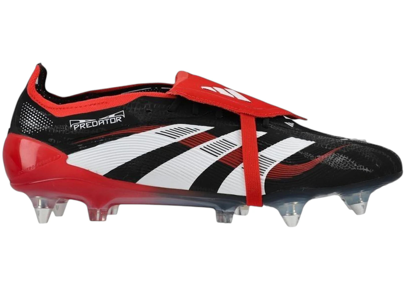 adidas Predator Elite BWR Fold-Over Tongue SG Core Black Cloud White Vivid Red