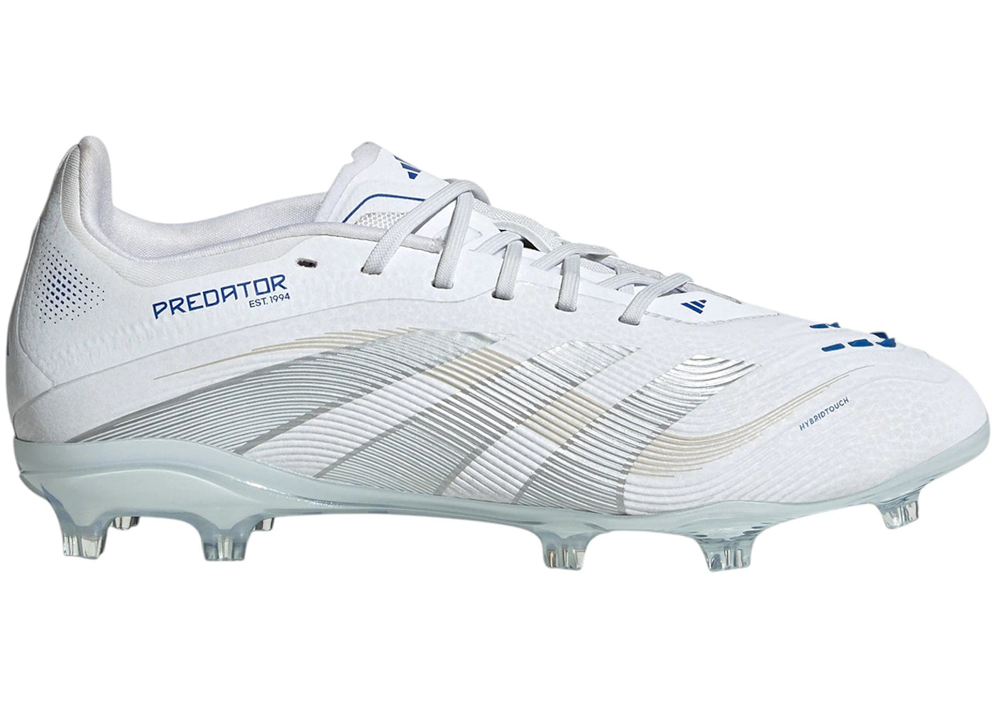 adidas Predator Elite FG Cloud White Silver Metallic Bright Royal (GS)