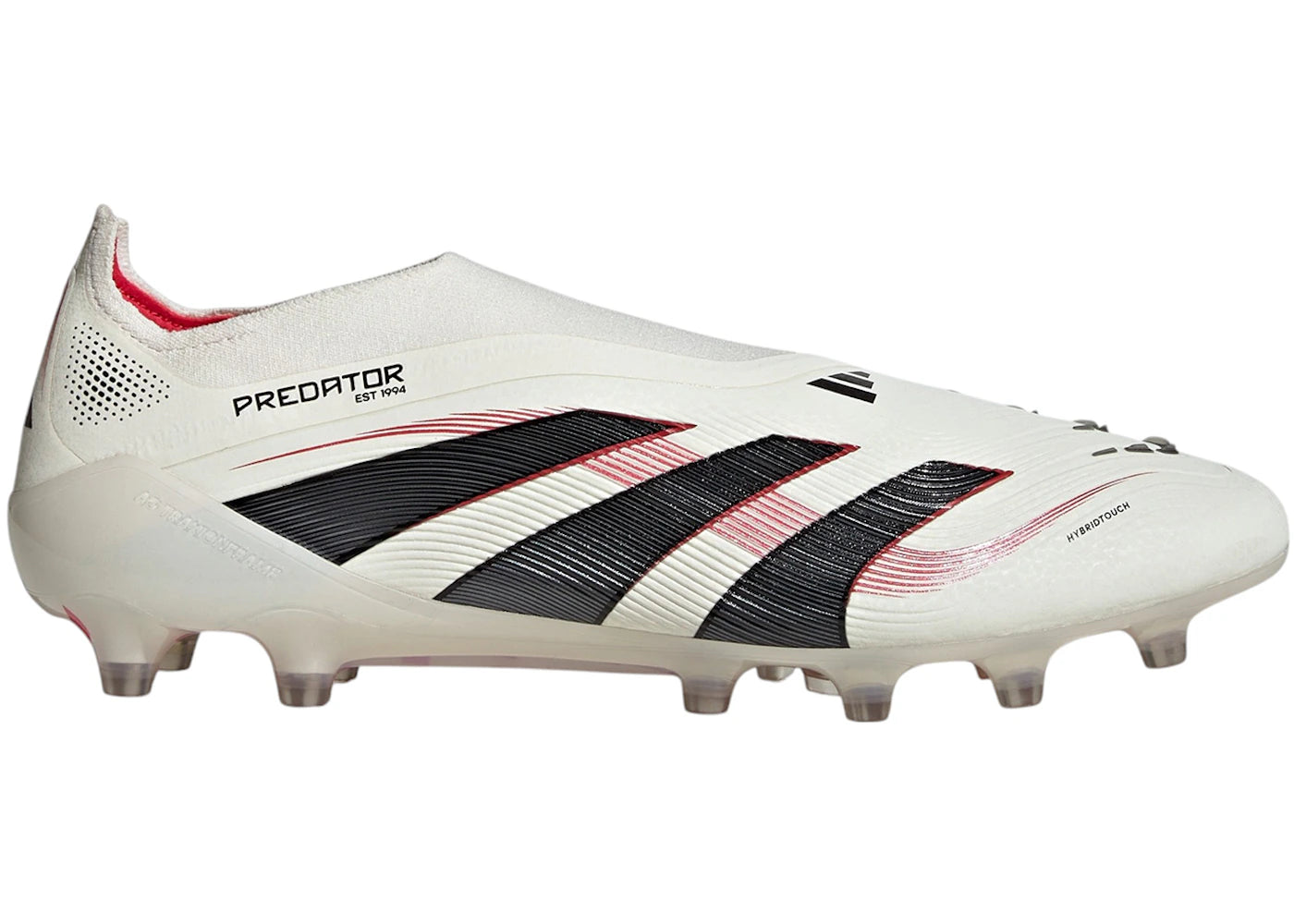 adidas Predator Elite Laceless AG Off White Core Black Pure Ruby