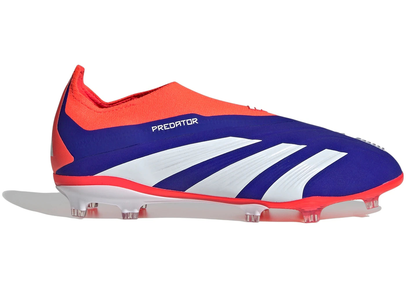 adidas Predator Elite Laceless FG Lucid Blue Cloud White Solar Red (GS)