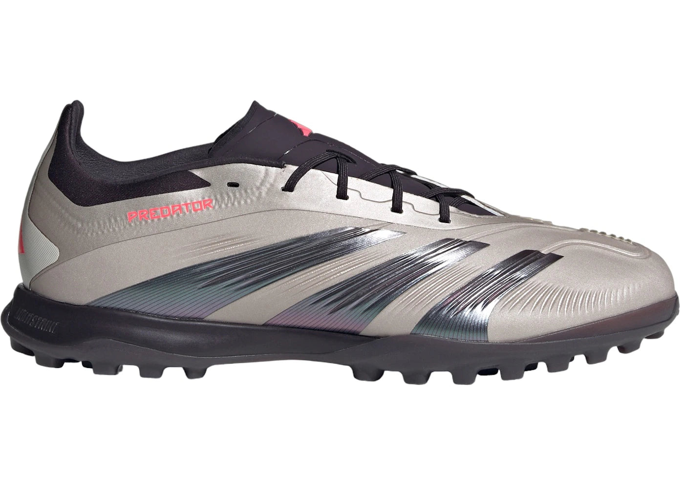 adidas Predator Elite Turf Platinum Metallic Aurora Black Turbo