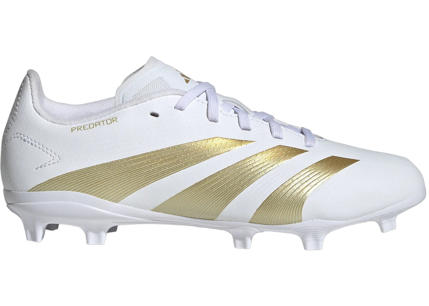 adidas Predator League FG Cloud White Gold Metallic Sandy Beige Met (GS)