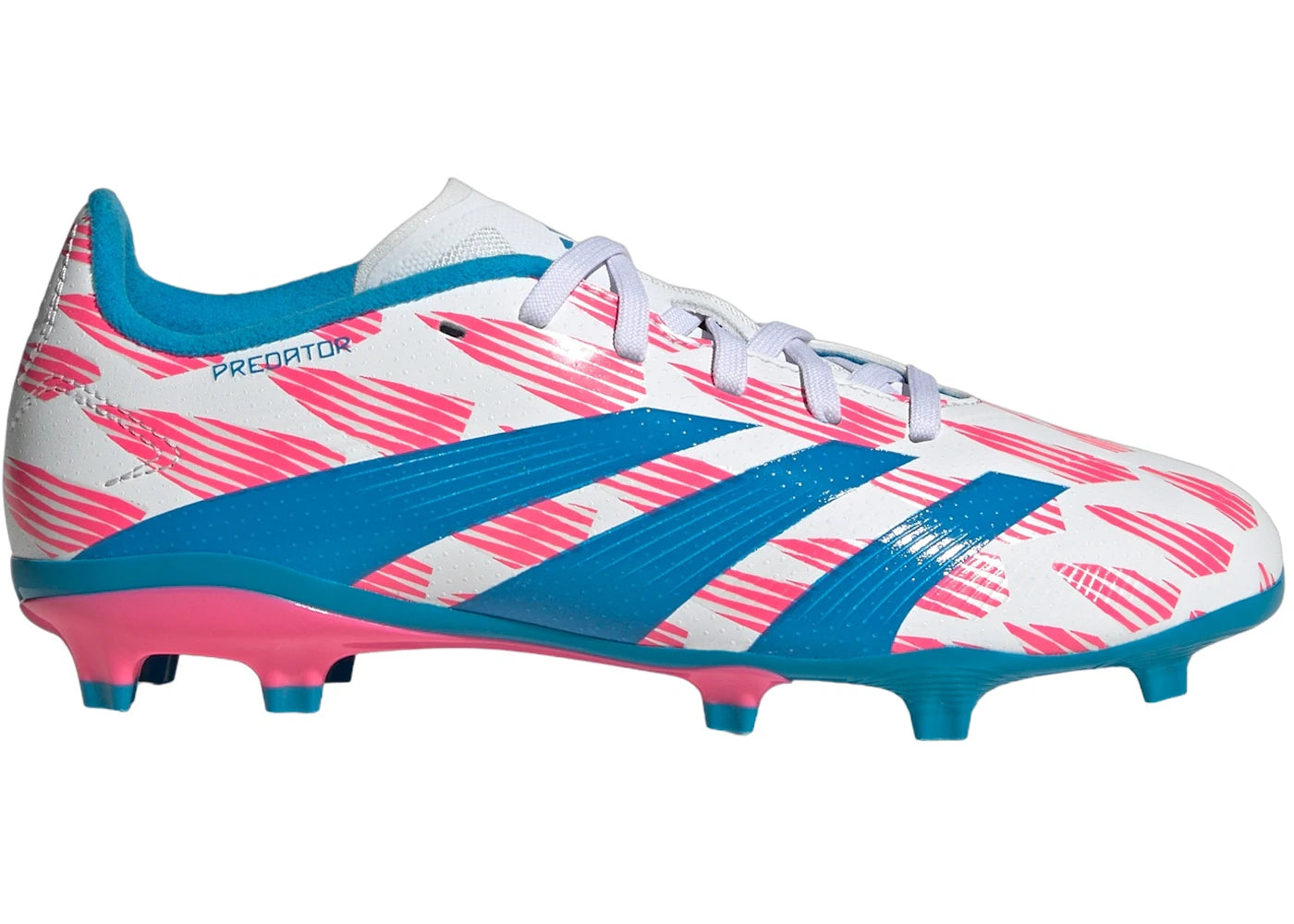 adidas Predator League FG Cloud White Solar Blue Solar Pink (GS)