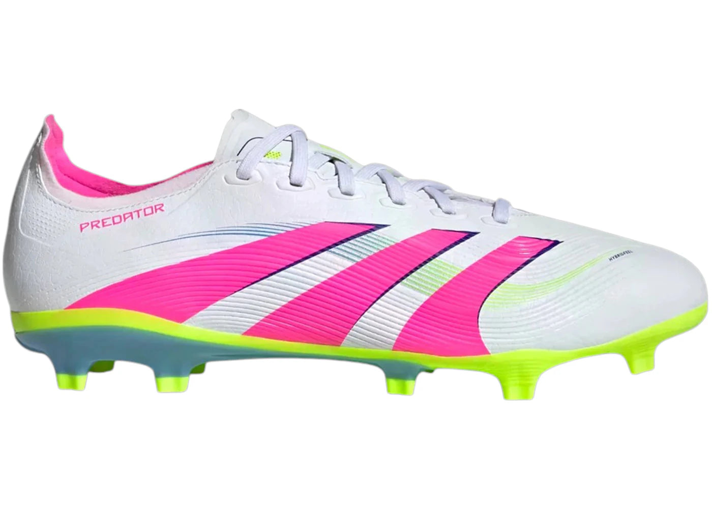 adidas Predator League FG/MG Cloud White Lucid Pink Lucid Lemon