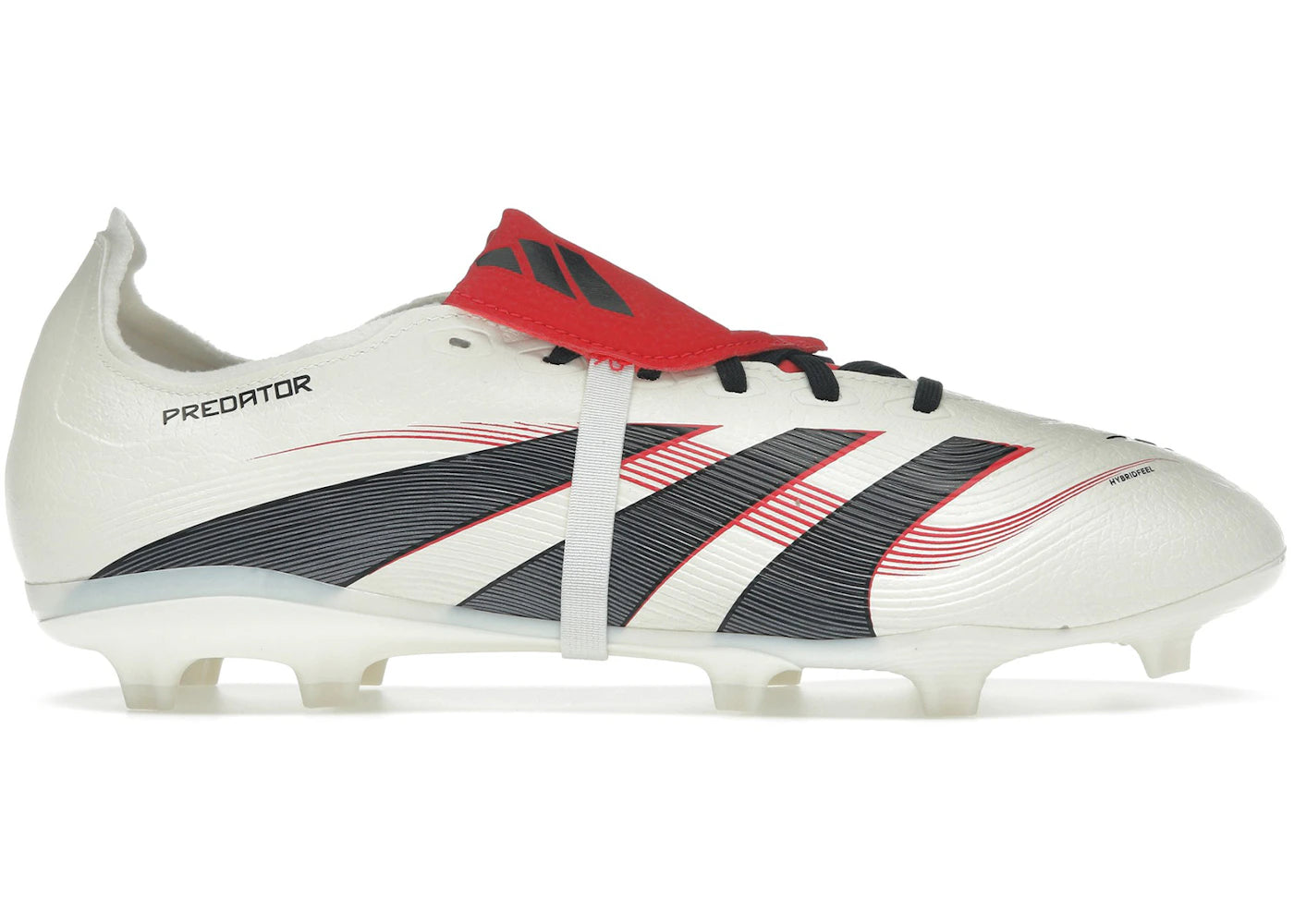 adidas Predator League Fold-Over Tongue FG/MG Off White Core Black Pure Ruby