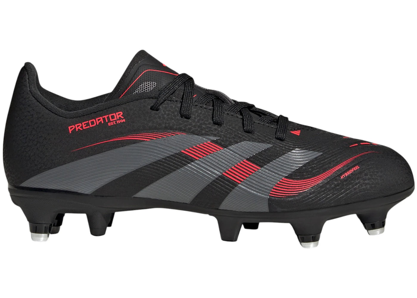 adidas Predator League SG Core Black Grey Four Lucid Red (GS)