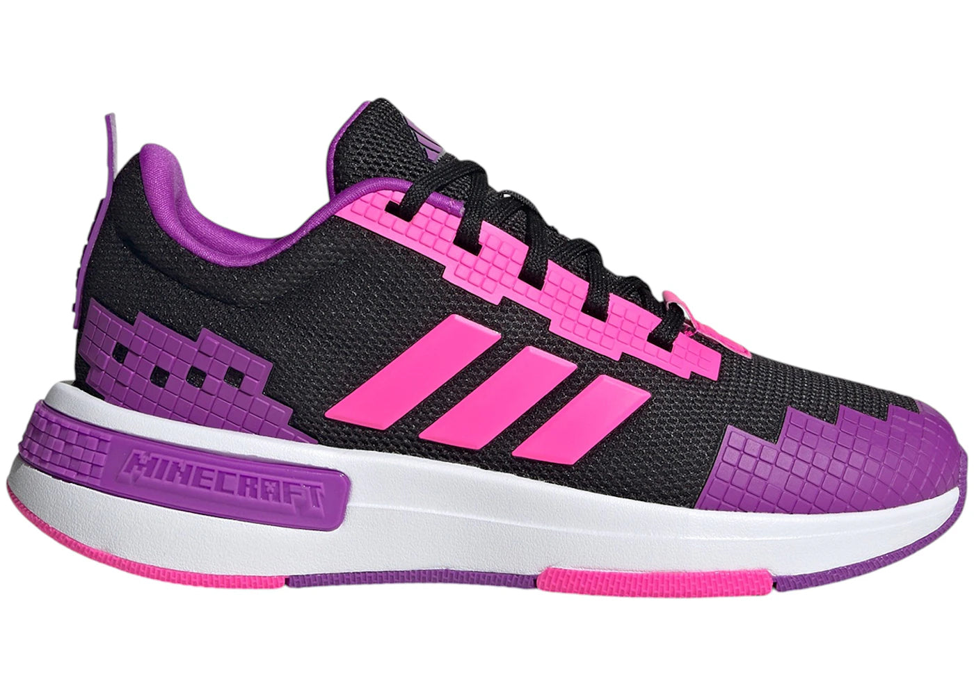 adidas Pro Minecraft Black Solar Pink Purple (GS)