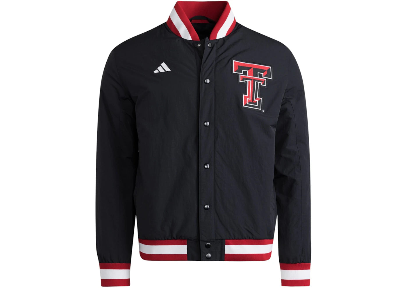 adidas Raiders Coaches Dugout Jacket Red Black