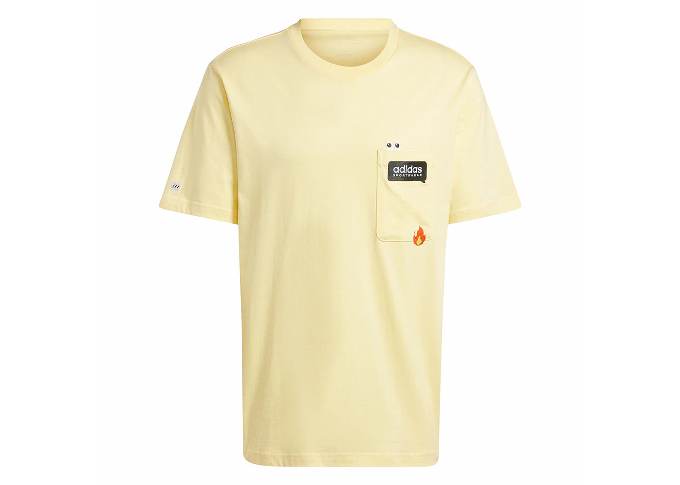 adidas Remoji Pocket Graphic Tee Almost Yellow