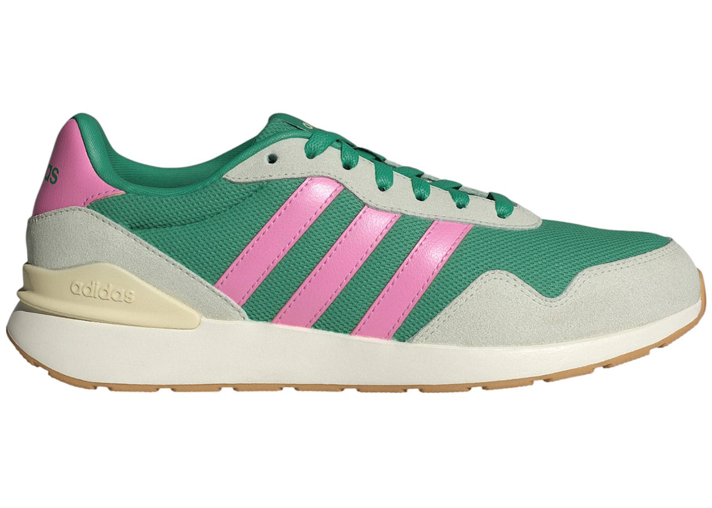 adidas Run 60s 4.0 Semi Court Green Bliss Pink Warm Vanilla (Women's)