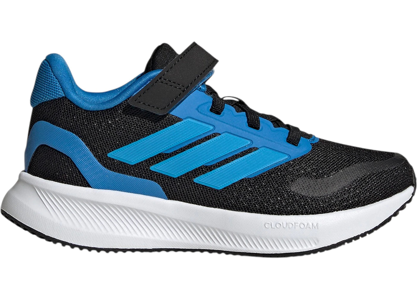 adidas Runfalcon 5 Black Lucid Aquamarine Lucid Ray Blue (PS)