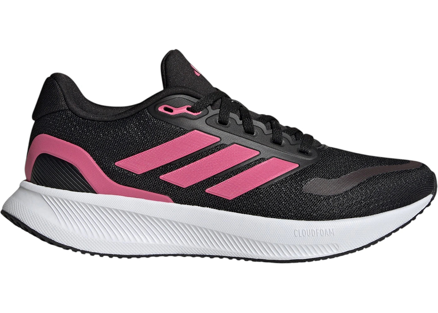 adidas Runfalcon 5 Black Pink Fusion White (Women's)