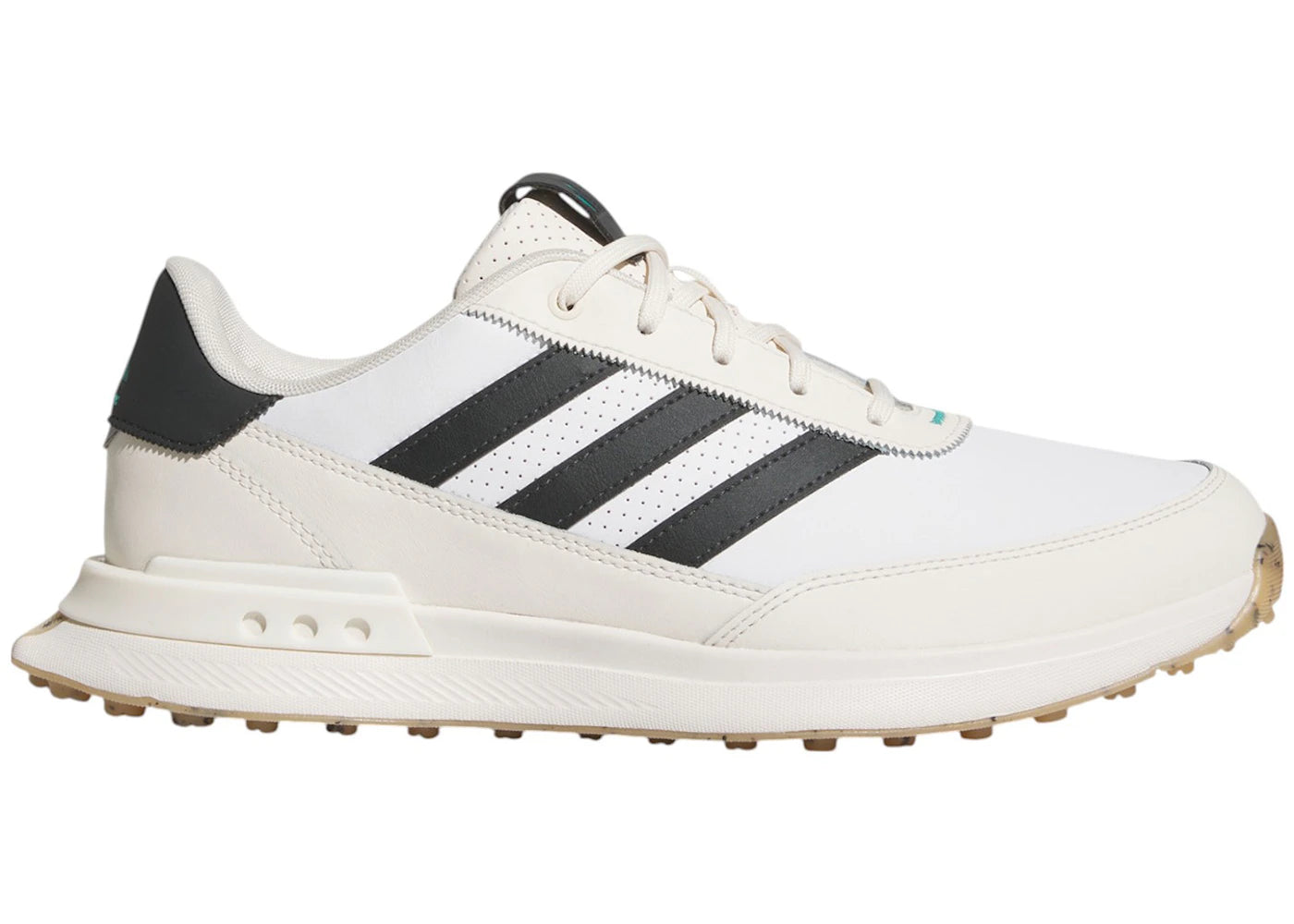 adidas S2G 24 Leather Spikeless Golf Cloud White Carbon Chalk White