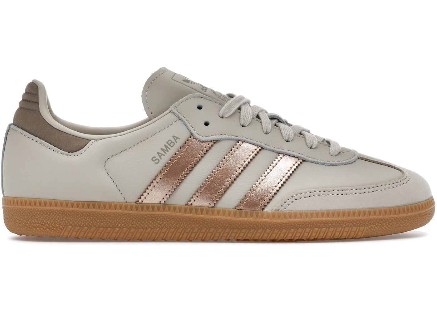 adidas Samba OG Clear Brown Copper Metallic Putty Beige (Women's)