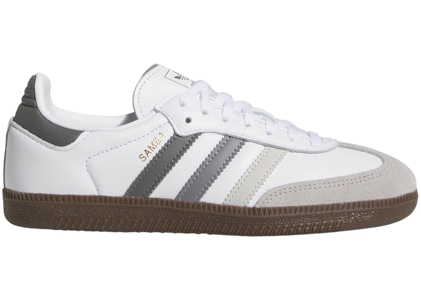 adidas Samba OG Cloud White Grey One Grey Three (GS)